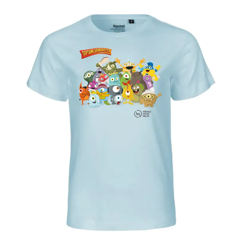 T-shirt Barn Ljusblå