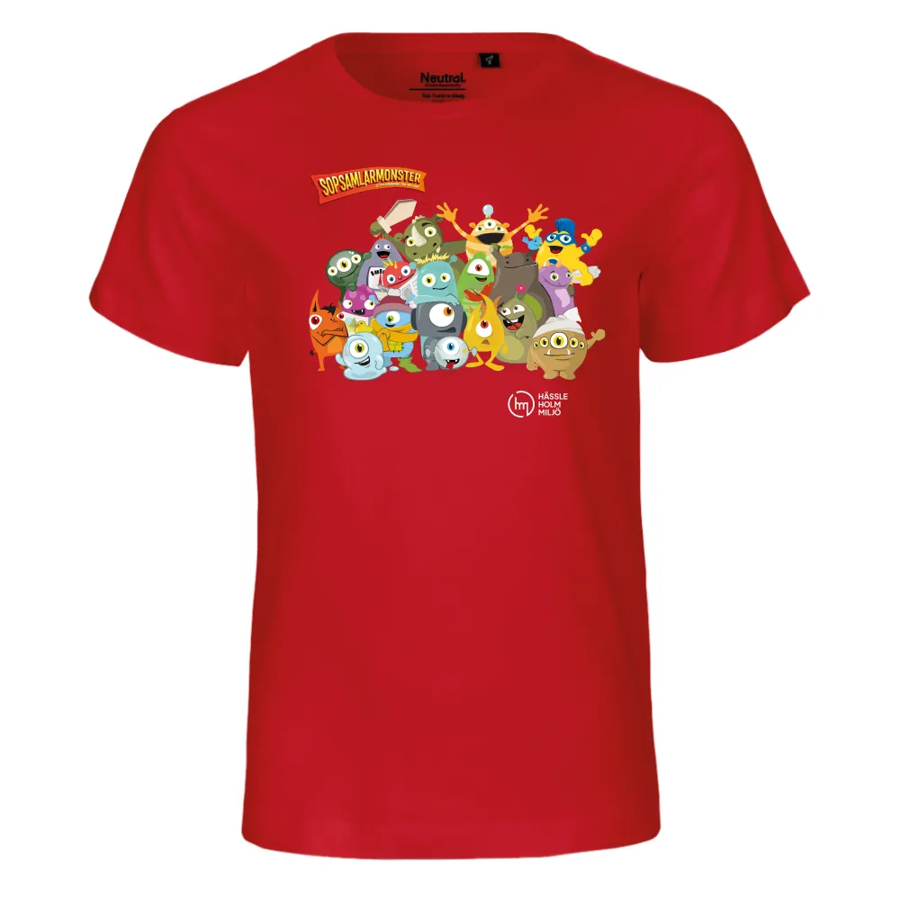 T-shirt Barn Röd