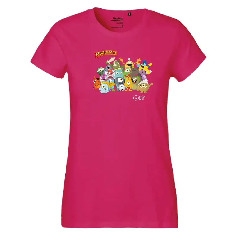 T-shirt Dam Rosa